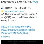 [EXO] 오늘 공홈에 뭐 뜨려나 11일 엑스카이 공개된 날인데