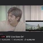 [모두드루와] 방탄 컴백 라이브 시청<b>자수</b> 1000만 넘음