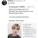 [NCT] <b>지성</b>이가 좋아한다고 한 가수분 트윗해주셨당