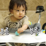 실수로 <b>건후</b> 때려서 놀란 나은이ㅜ