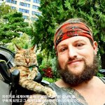 자전거로 세계여행 <b>동참</b>한 길냥이