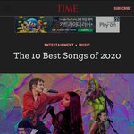 [모두드루와]  美타임지선정 2020 최고의 노래에 뽑힌 아이돌