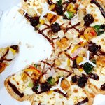 피자헛 <b>방문</b>40%에다가 4천원 추가할인 받아 피자 먹고 있어요 ㅎ