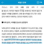 [댓글부탁해] <b>낙태율</b> 하루 3000명 진짜임??