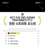 [NCT즌] 우리 다음주 뮤뱅 1위 후보래