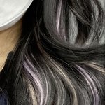 나 브릿지 <b>붙임</b>머리 하고옴