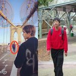 배우 미첼 호프와 어릴 <b>때</b> 같이 <b>사진</b> 찍었던 방탄 진