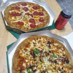 갓성비 피자 추천..<b>라지</b> 사이즈 두판 어마어마하네