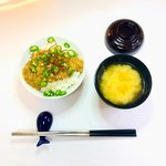 [내가한요리] <b>혼밥</b>)낫또<b>밥</b> &amp; 벚꽃 주먹밥,된장국