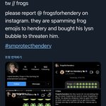 [NCT] 계정 신고 좀 해줘! 인스타로 <b>헨드리</b> 공격하고 있음