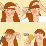 [<b>추반</b>] 눈 바로위 앞머리에서 코중간까지