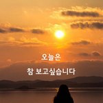 오늘은 참 보고싶습니다.