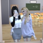 [드루와] 심즈로 만든 양아치&amp;일진 2탄)) 교실에서의 그들.