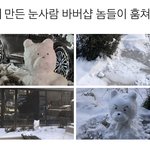 [ㅈㄱㄴ] 하다하다 눈사람까지 훔쳐<b>가네</b>