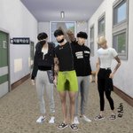 [드루와] 심즈) 양아치들의 학교생활 4탄