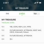 [트레저] 멜론 어제 일간 <b>순위</b>