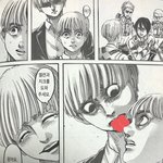 [진격의거인] 이때 옐레나가 아르민 핥는줄 ㅋㅋㅋ