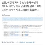 아니 알페스 잘못된건 맞는데 이건 에바아님..?