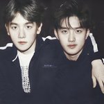 <b>변백현</b> 도경수 얼굴합 쥑인다 ...