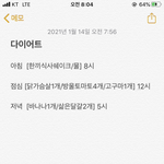 [댓글부탁해] 다이어트식단 짜봤는데 어때?