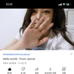 제니 <b>최단</b>기간 100만 구독자