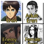 [진격의거인] 에렌이랑 <b>프리다</b> 존똑인거 노린거겠지?