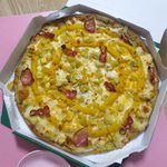 겨울철 <b>별미</b>네요.. 꿀고구마피자 추천 꽝꽝