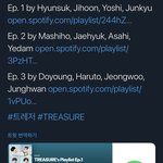 [트레저] 얘들이 플리추천 뭐<b>얘기</b>하나햤는데