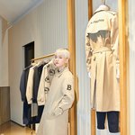 백현 <b>버버리</b> 트렌치