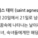 [드루와] 성 <b>아그네스</b> 데이 너네 할꺼임?