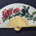 [모란문인화] 묵당박병배 모란<b>부채</b> 모란문인화