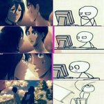 [진격의거인] 시방 지금 얘네 <b>키스</b>하려는것이여??