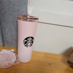 스벅 핑크색  텀블러 <b>질럿</b>다
