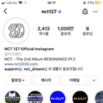[NCT] 엔시티 인스타 천만 팔로워 <b>돌파</b> !!!