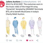 [방탄소년단] 타니들 뮤비의상 경매한거