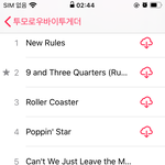 근데 애플뮤직 투바투는 왜 노래<b>제목</b> 영어로만뜸?