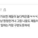 <b>저격</b>글 쓰는거 어린애같긴 한데 이거 쓴 애는