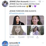 [댓글부탁해] 제니 트윗에 <b>카디</b>비 등장하심