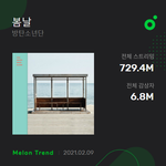 [모두드루와] 방탄소년단 <b>봄날</b> 7억스트리밍 돌파