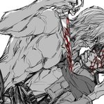 [진격의거인] 피칠갑돼서 예거형제 아래에 깔리는 뱅장