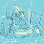 [진격의거인] 아르애니 <b>물속</b>에서 너무 예쁘고!!!