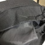 교복 치마 셀프 <b>수선</b>중