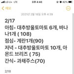 [조언부탁해] 다이어트 식단 봐<b>주</b><b>셈</b>