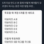 [더보이즈] 나 아직 투표방법 <b>못정</b>했는데
