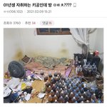 저 <b>물병</b>들 오줌이라는데 왜 모으는걸까