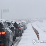 진부령 31cm <b>폭설</b>…산간도로 통제되고 곳곳에서 '쿵쿵'