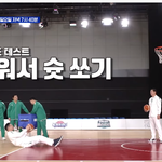 뭉쏜 누워서 자유투?