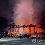 방화로 전소된 대웅전.승려들 "지키지 못해 죄스러워"