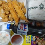 나 짐 치킨+버거 <b>세트</b> 먹는중