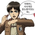 [진격의거인] 15<b>에렌</b> 사진 보고있는데